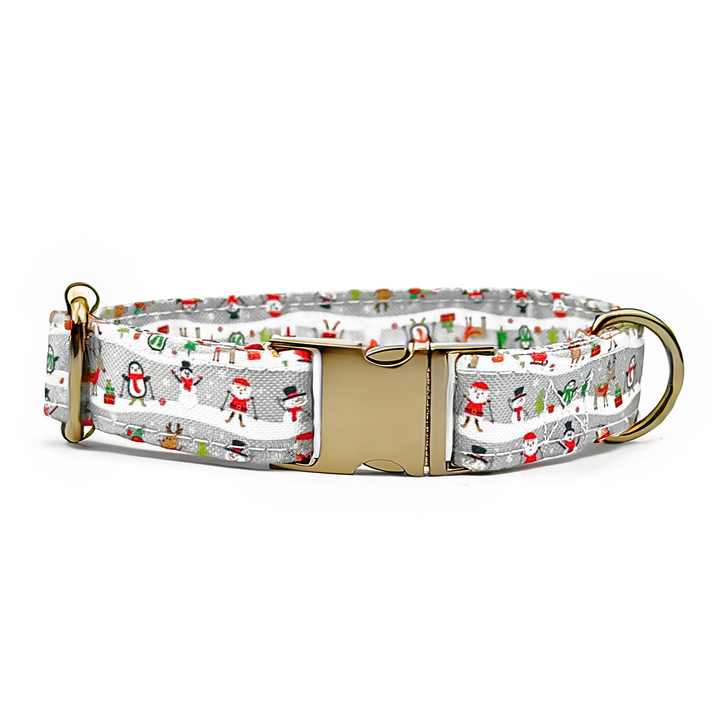 Festive Penguin Christmas Dog Collar