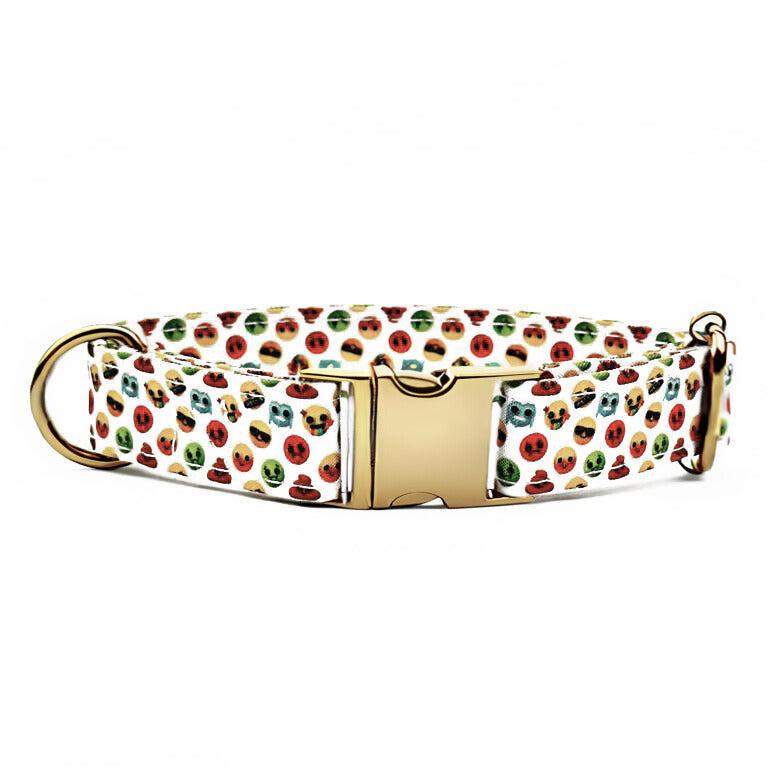 Emoji Desing Dog Collar